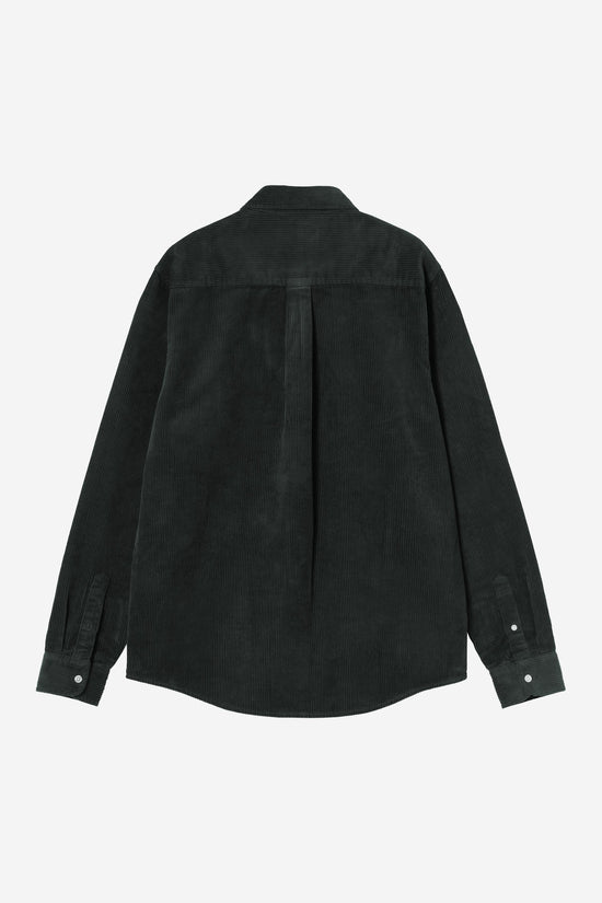Carhartt Wip MADISON CORD L/S SHIRT Raven