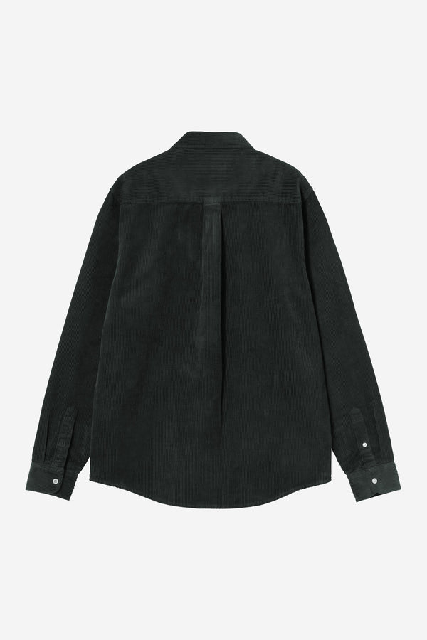 Carhartt Wip MADISON CORD L/S SHIRT Raven