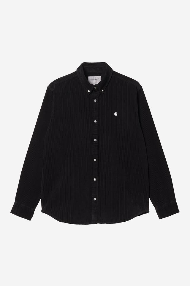 Carhartt Wip MADISON FINE CORD L/S SHIRT Black / Wax