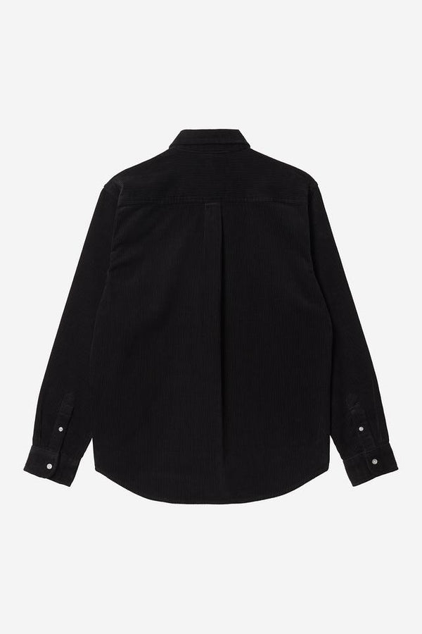 Carhartt Wip MADISON FINE CORD L/S SHIRT Black / Wax