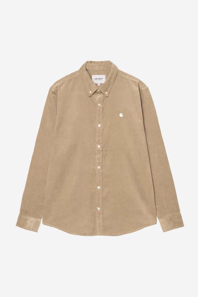 Carhartt Wip MADISON FINE CORD L/S SHIRT Iroko / Wax