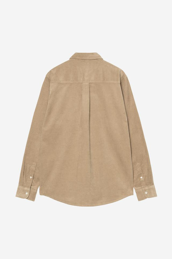 Carhartt Wip MADISON FINE CORD L/S SHIRT Iroko / Wax