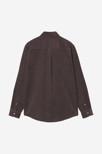 Carhartt Wip MADISON FINE CORD L/S SHIRT Shale / Wax