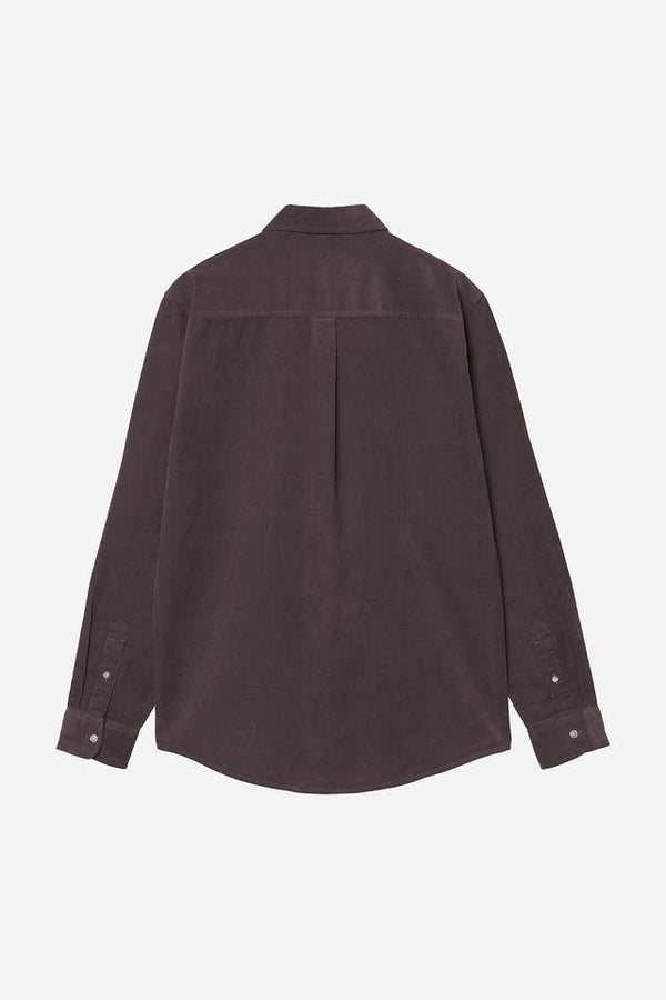 Carhartt Wip MADISON FINE CORD L/S SHIRT Shale / Wax