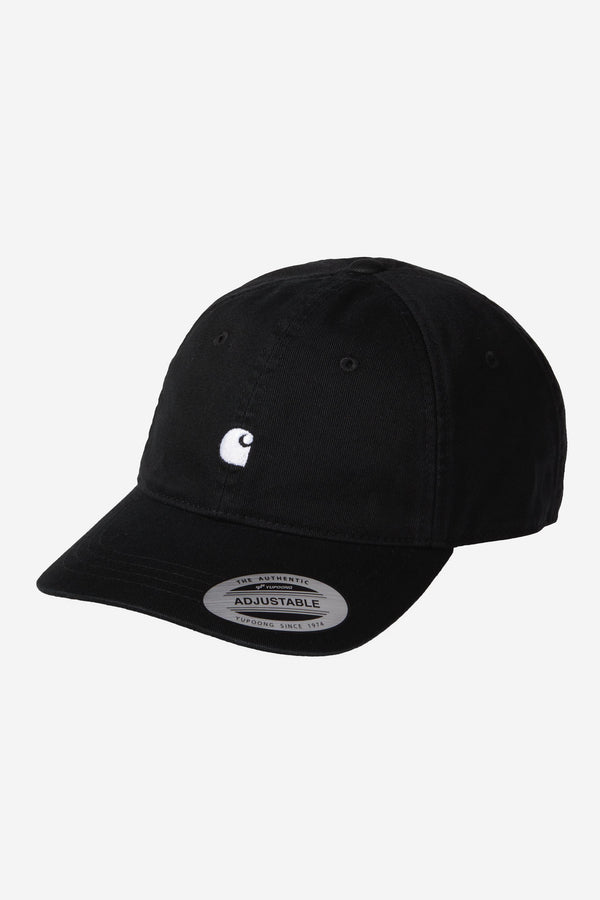 Carhartt Wip MADISON LOGO CAP Black / White — Carhartt Wip