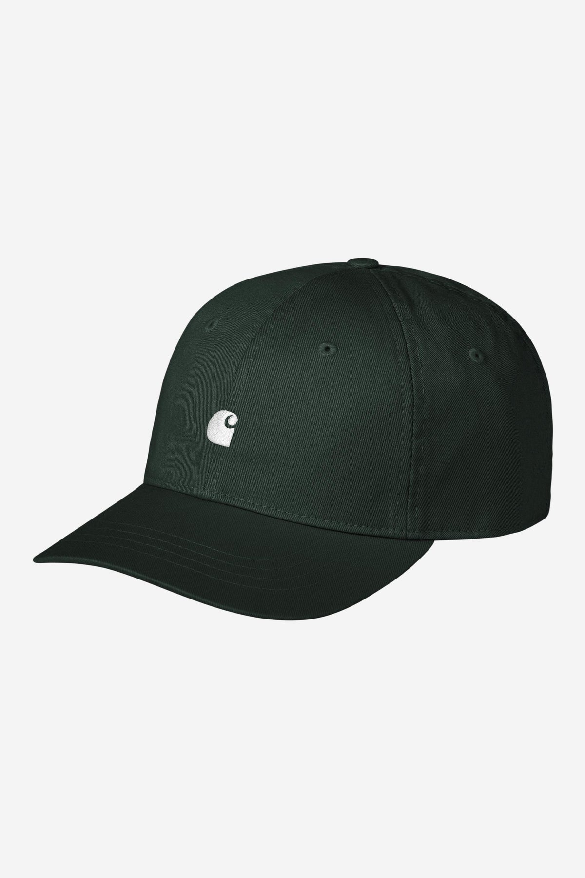 Carhartt Wip MADISON LOGO CAP Dark Scarab / White