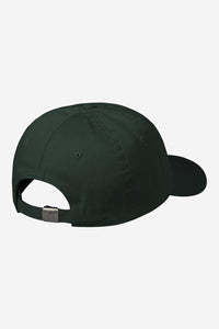 Carhartt Wip MADISON LOGO CAP Dark Scarab / White