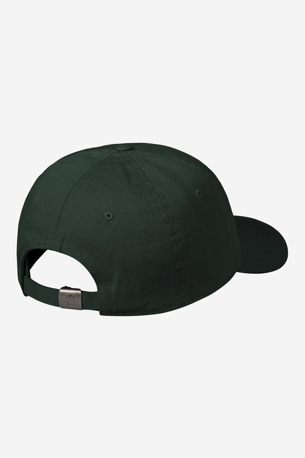 Carhartt Wip MADISON LOGO CAP Dark Scarab / White