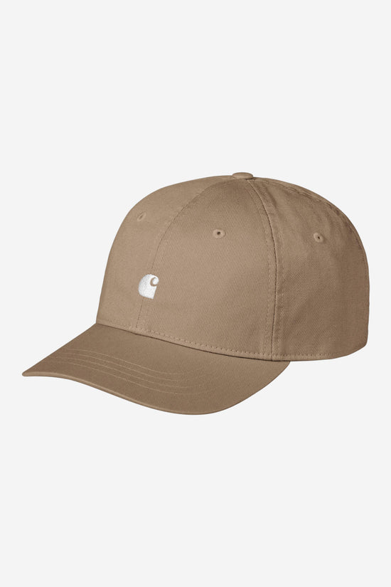 Carhartt Wip MADISON LOGO CAP Leather / White — Carhartt WIP