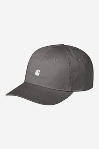 Carhartt Wip MADISON LOGO CAP Porphyry / White
