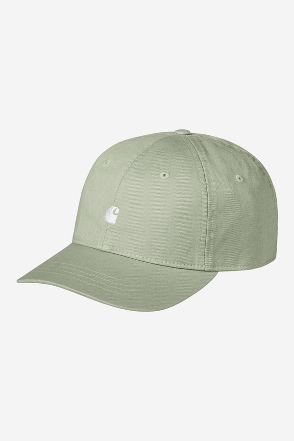 Carhartt Wip MADISON LOGO CAP Shady Green / White — Carhartt Wip