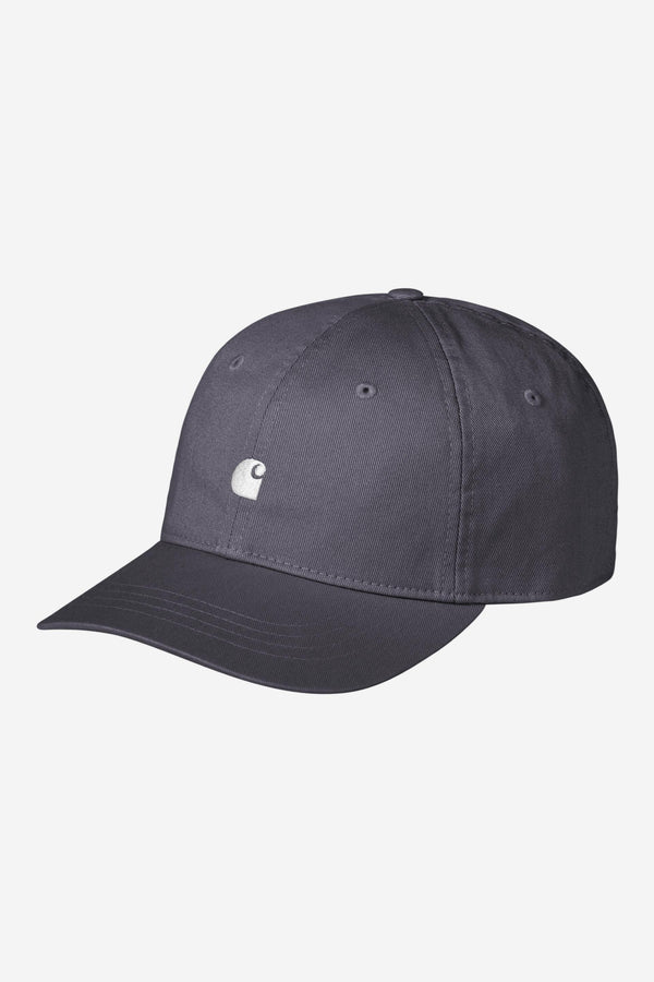Carhartt Wip MADISON LOGO CAP Shady Purple / White — Carhartt Wip