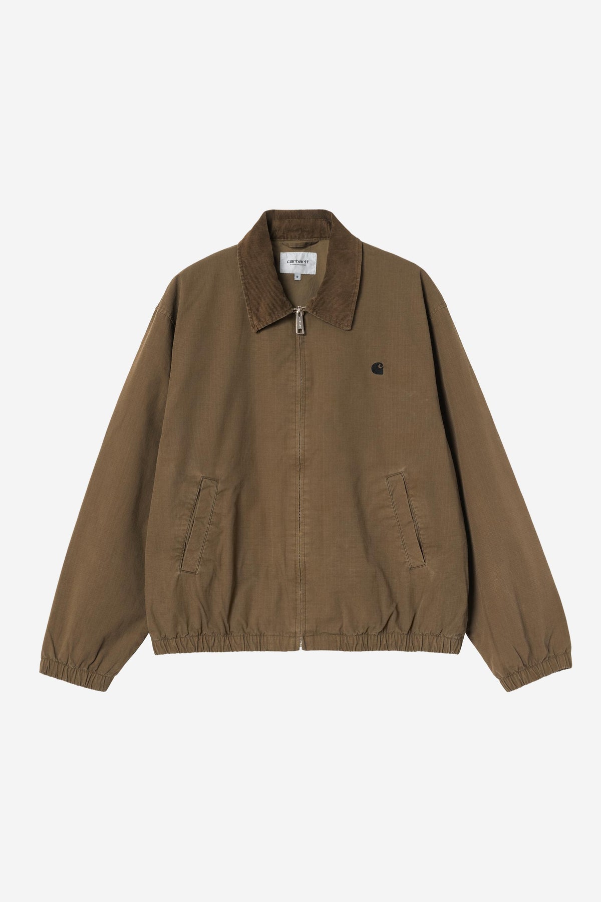 Carhartt Wip MADISON RIPSTOP JACKET Dark Beech / Black garment dyed