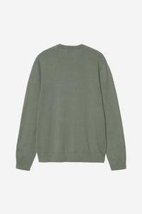 Carhartt Wip MADISON SWEATER Velvet Green / White