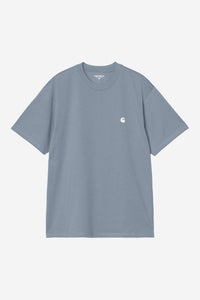 Carhartt Wip MADISON S/S TEE Velvet Blue / White