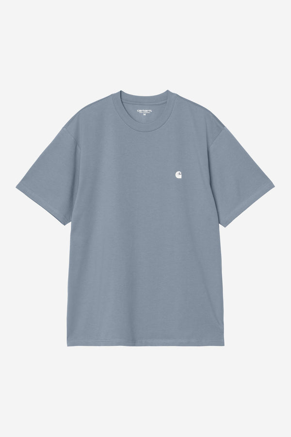 Carhartt Wip MADISON S/S TEE Velvet Blue / White — Carhartt Wip