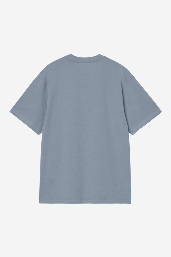 Carhartt Wip MADISON S/S TEE Velvet Blue / White