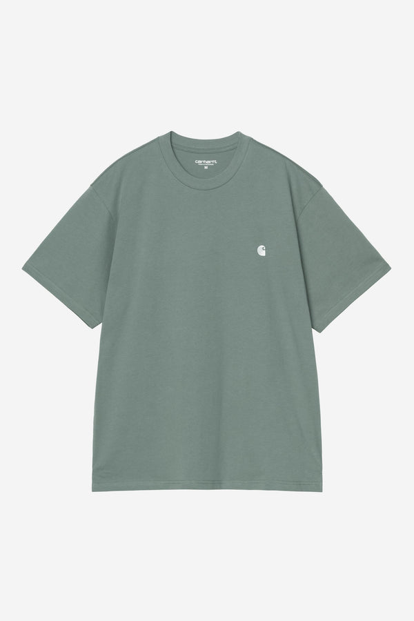 Carhartt Wip MADISON S/S TEE Velvet Green / White — Carhartt Wip