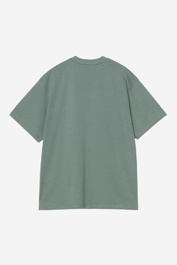 Carhartt Wip MADISON S/S TEE Velvet Green / White