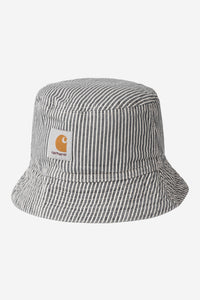 Carhartt Wip MERCER BUCKET Mercer Stripe Graphite / Wax stone washed