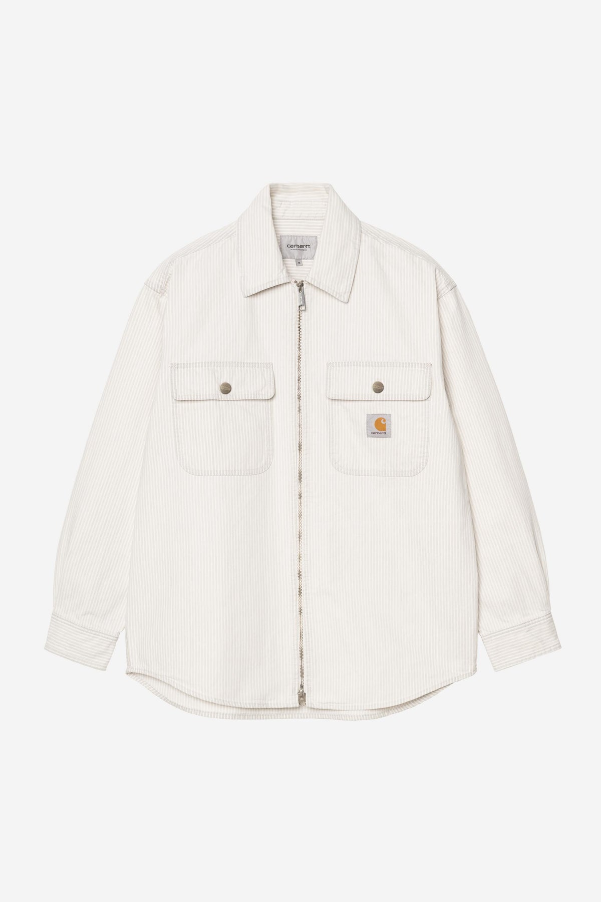 Carhartt Wip MERCER SHIRT JACKET Mercer Stripe Graphite / Wax bleached