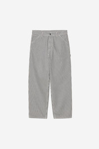 Carhartt Wip MERCER SINGLE KNEE PANT Mercer Stripe Graphite / Wax stone washed