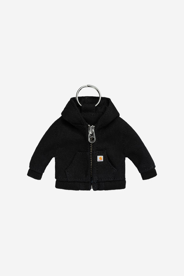Carhartt Wip MINI ACTIVE JACKET KEYCHAIN Black — Carhartt Wip