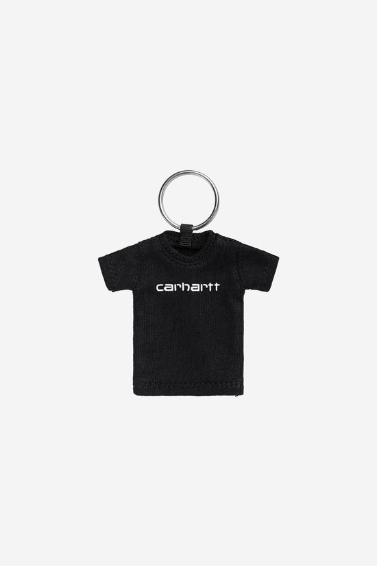 Carhartt Wip MINI SCRIPT T-SHIRT KEYCHAIN Black — Carhartt WIP