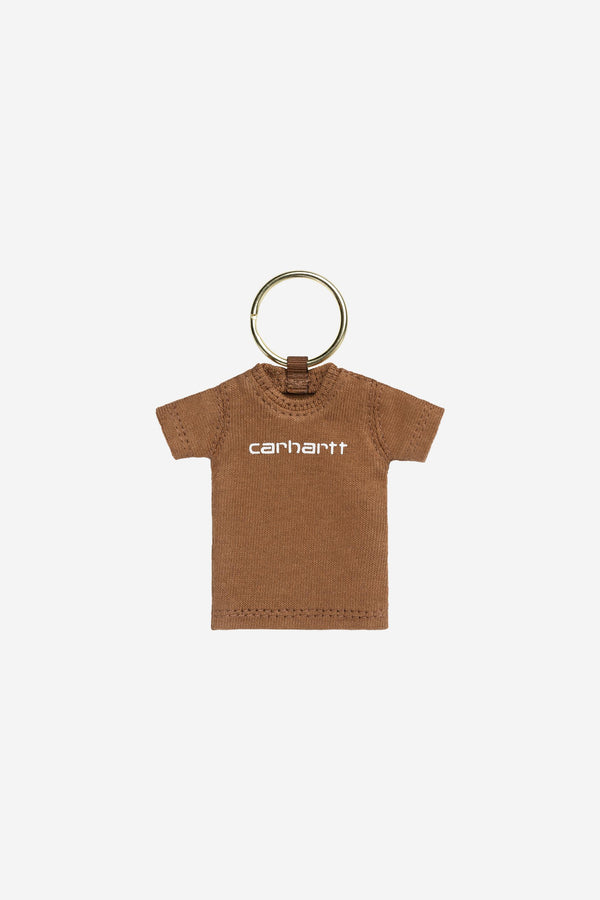Carhartt Wip MINI SCRIPT T-SHIRT KEYCHAIN Hamilton Brown — Carhartt Wip