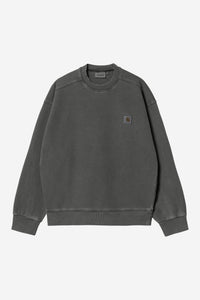 Carhartt Wip NELSON SWEAT Black garment dyed