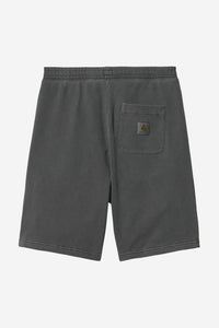 Carhartt Wip NELSON SWEAT SHORT Black garment dyed