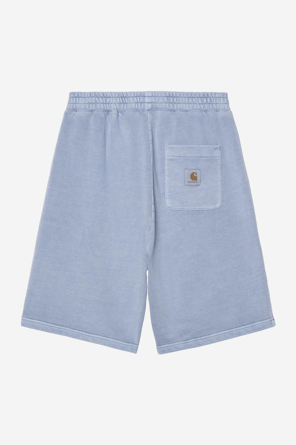 Carhartt Wip NELSON SWEAT SHORT Gentle Blue garment dyed — Carhartt Wip