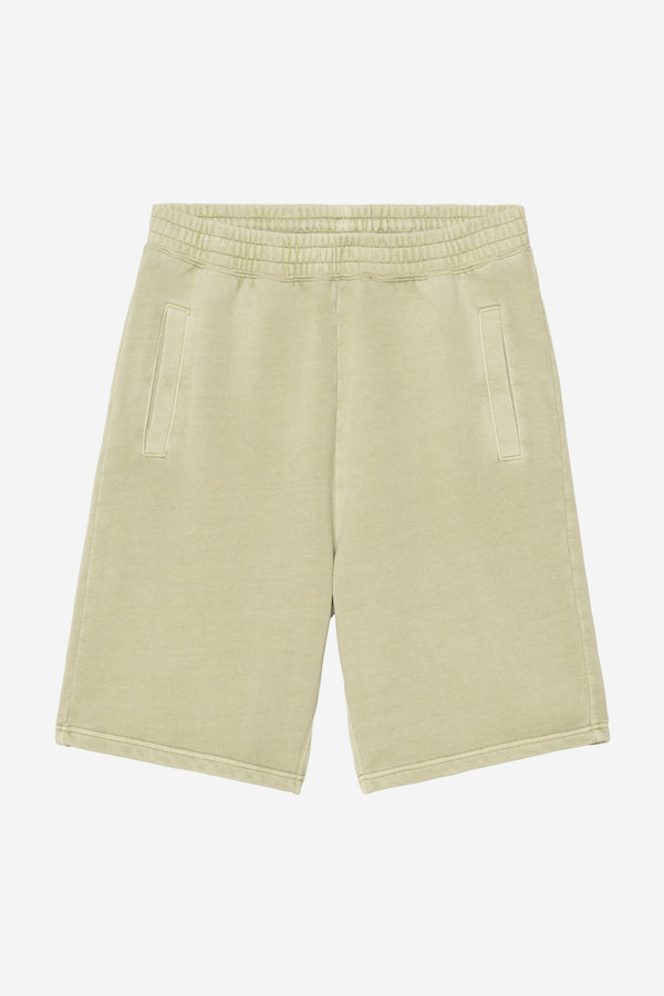 Carhartt Wip NELSON SWEAT SHORT Gentle Green garment dyed