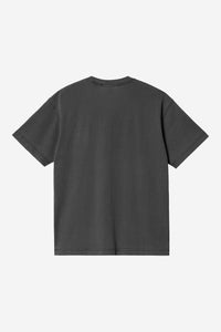 Carhartt Wip NELSON S/S TEE Black garment dyed