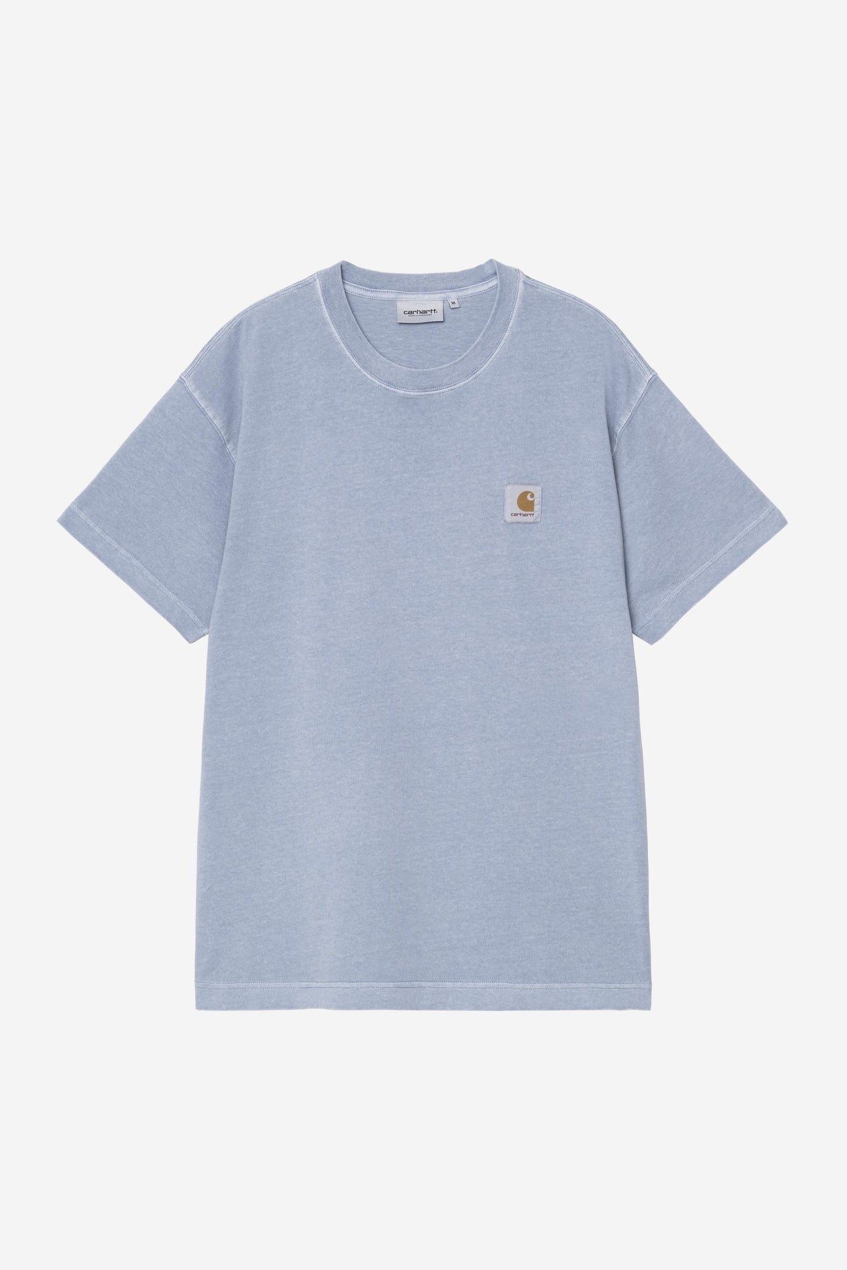 Carhartt Wip NELSON S/S TEE Gentle Blue garment dyed