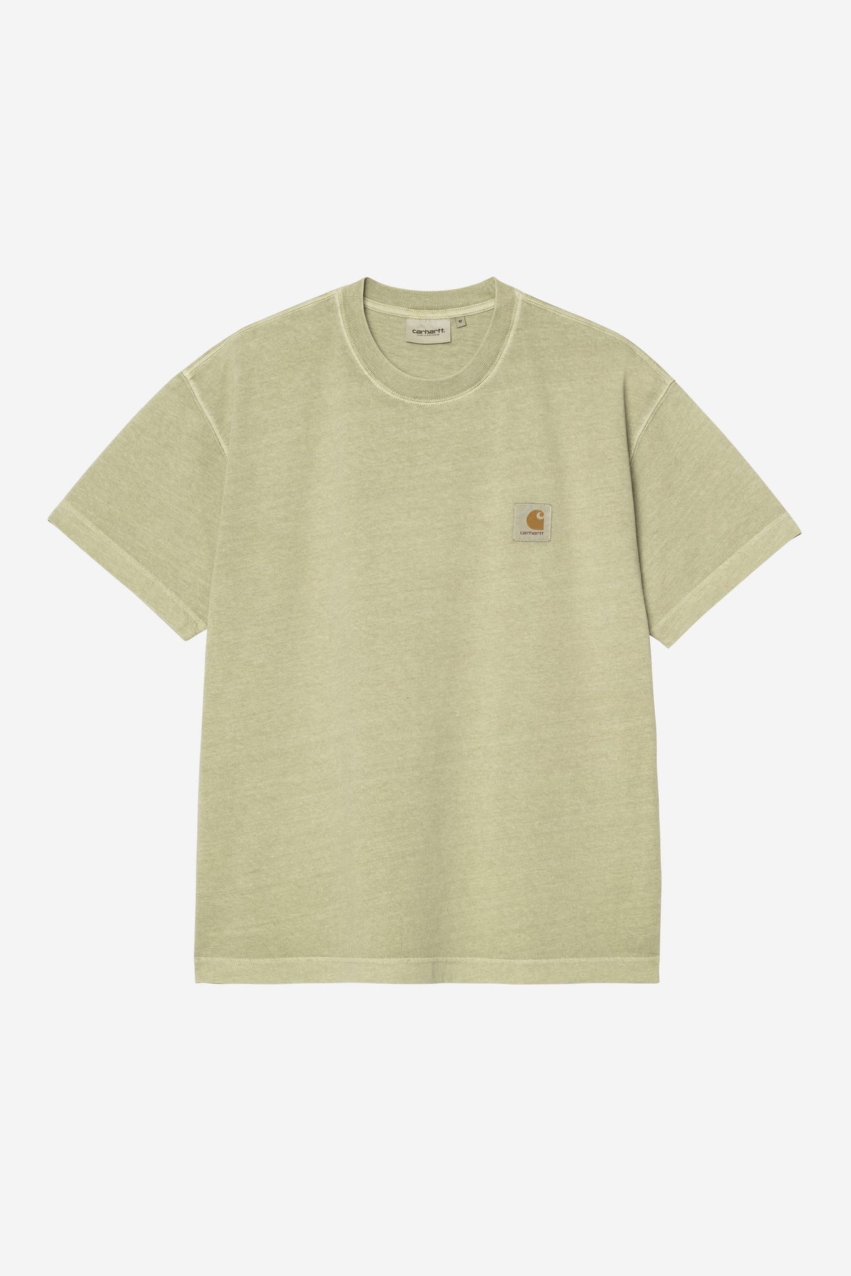 Carhartt Wip NELSON S/S TEE Gentle Green garment dyed