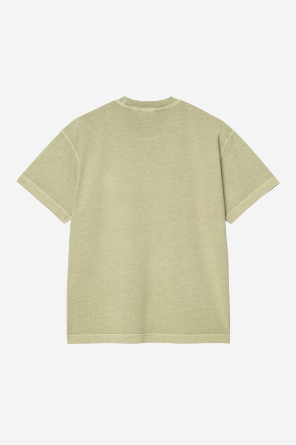 Carhartt Wip NELSON S/S TEE Gentle Green garment dyed