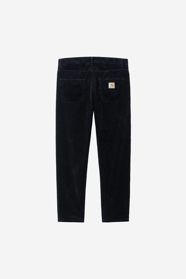 Carhartt Wip NEWEL CORDUROY PANT Dark Navy rinsed — Carhartt Wip