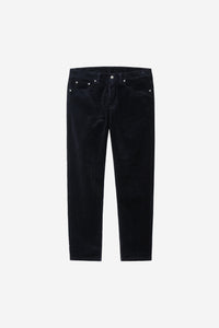 Carhartt Wip NEWEL CORDUROY PANT Dark Navy rinsed