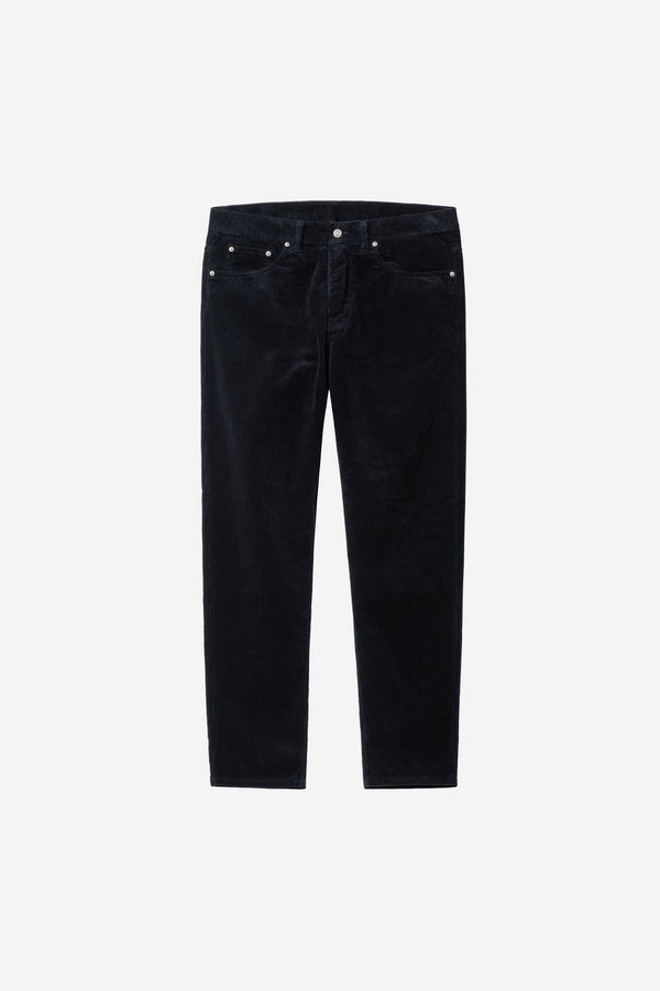 Carhartt Wip NEWEL CORDUROY PANT Dark Navy rinsed
