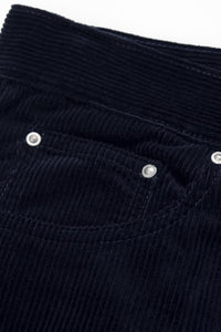 Carhartt Wip NEWEL CORDUROY PANT Dark Navy rinsed