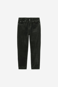 Carhartt Wip NEWEL CORDUROY PANT Raven rinsed