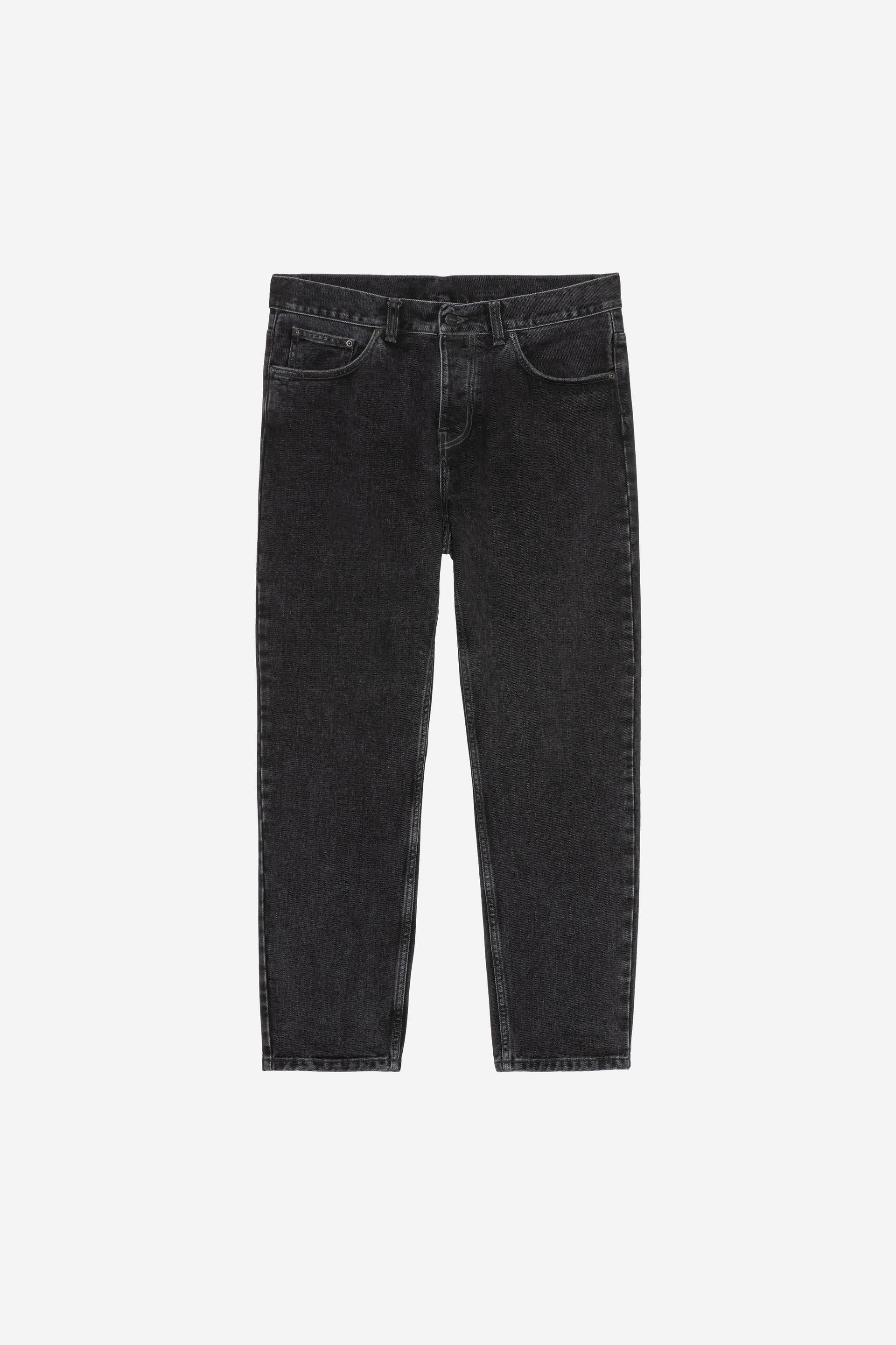 Carhartt Wip NEWEL PANT Black Stone washed
