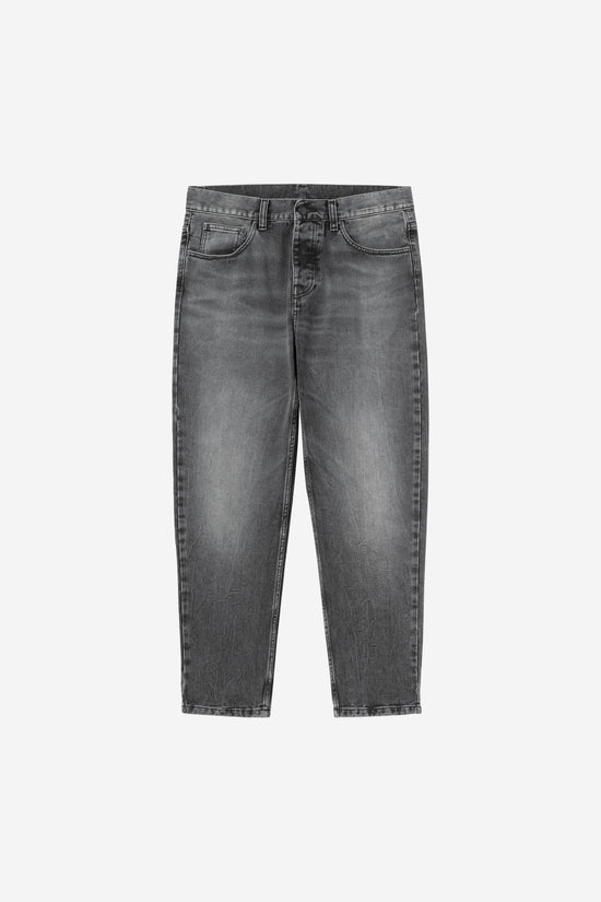 Carhartt Wip NEWEL PANT Black marble used wash