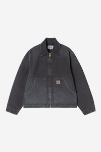 Carhartt Wip OG ARCAN JACKET Black / Black destroy wash