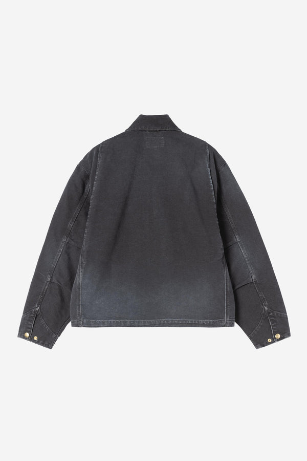 Carhartt Wip OG ARCAN JACKET Black / Black destroy wash