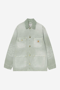Carhartt Wip OG CHORE COAT Shady Green / Shady Green destroy wash