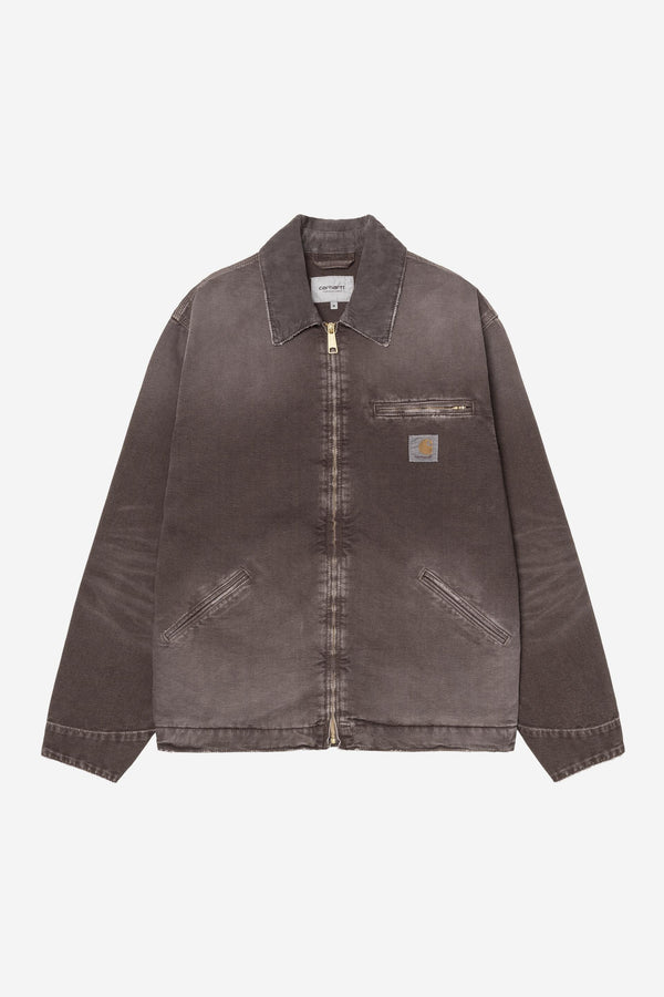 Carhartt Wip OG DETROIT JACKET Tobacco / Tobacco destroy wash — Carhartt Wip