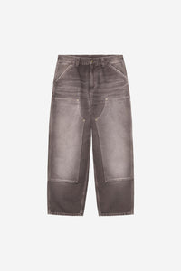 Carhartt Wip OG DOUBLE KNEE PANT Tobacco destroy wash
