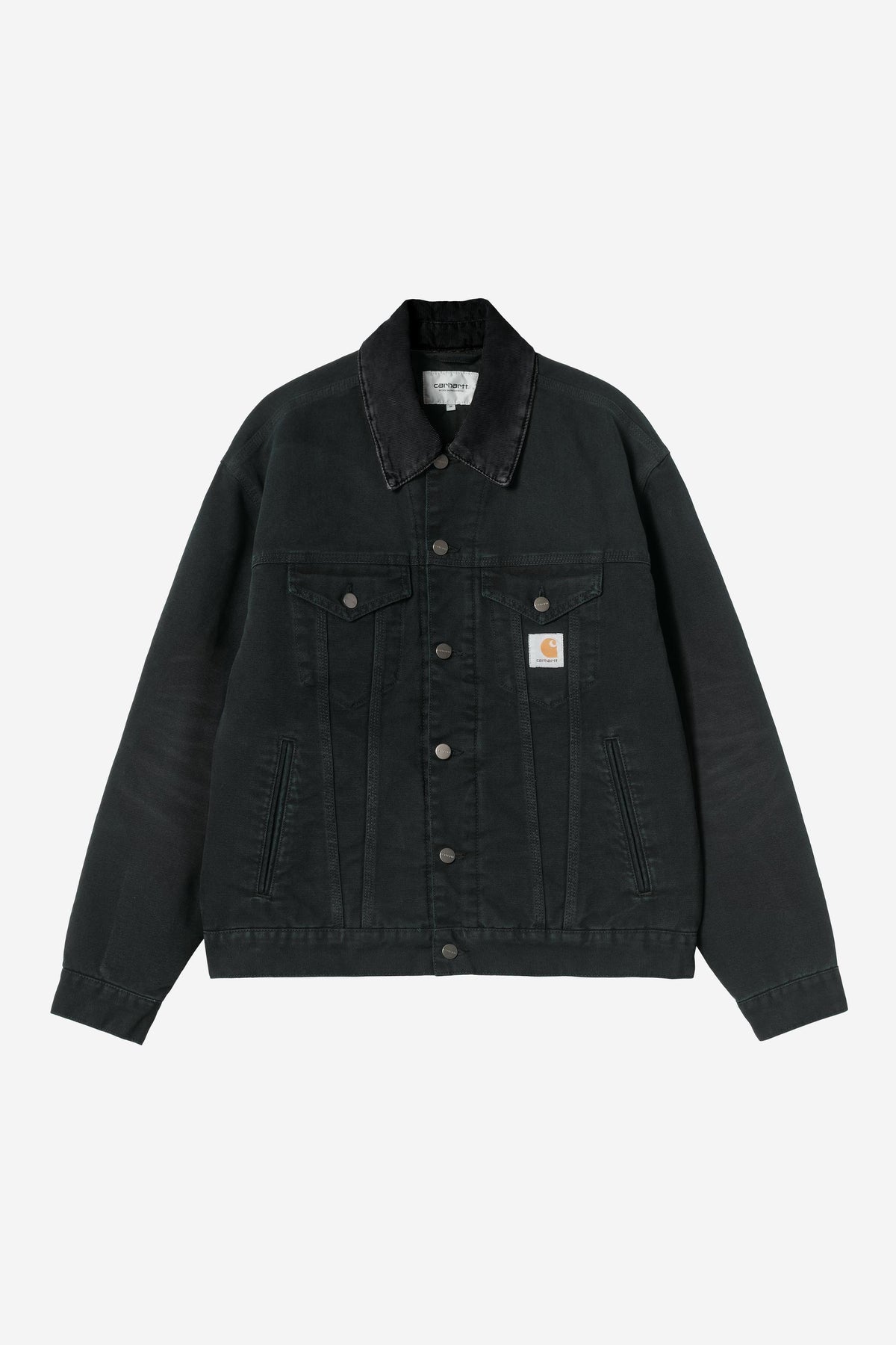 Carhartt Wip OG TRUCKER JACKET Black / Black stone canvas
